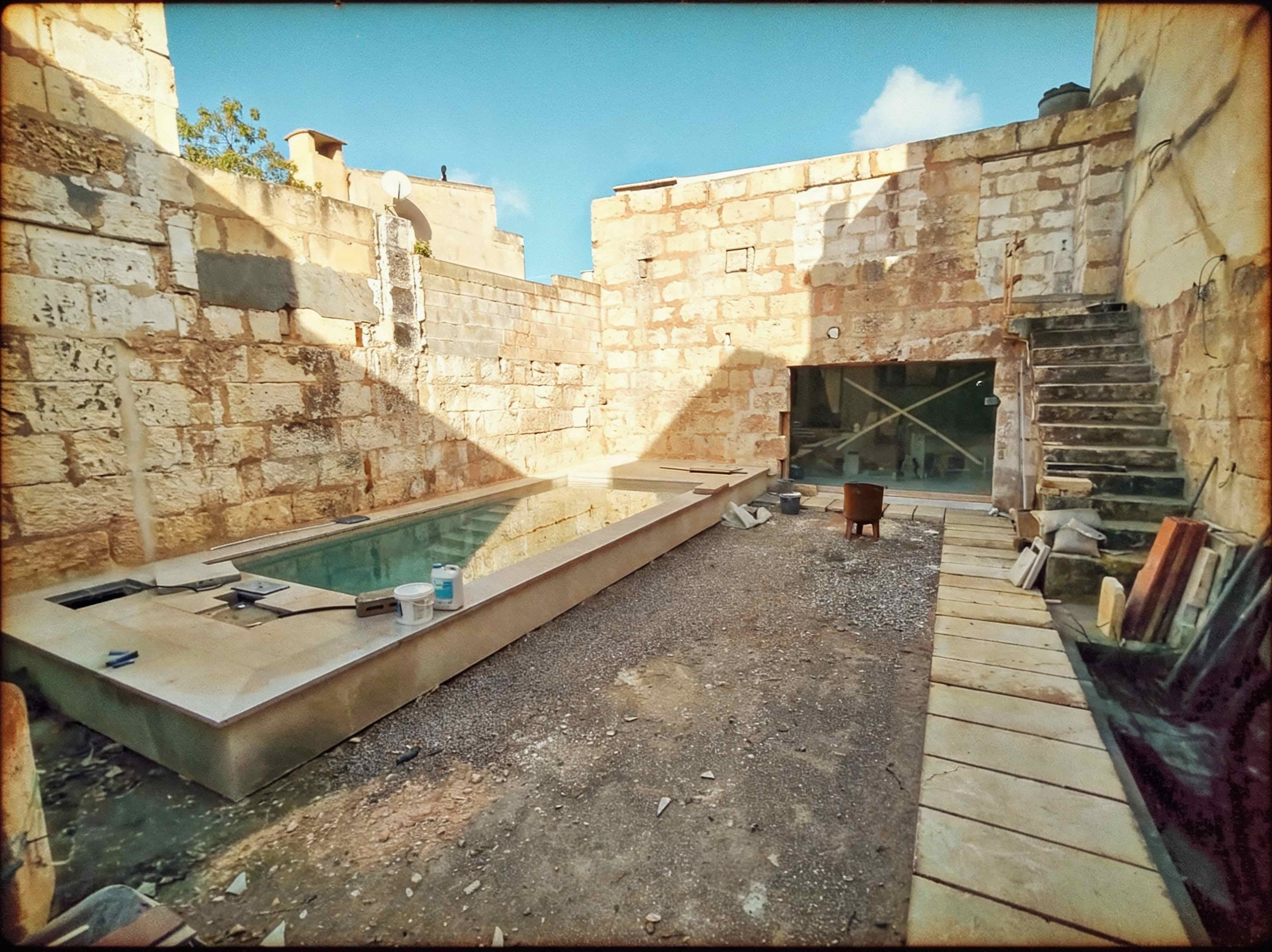 La obra en marcha en 2024